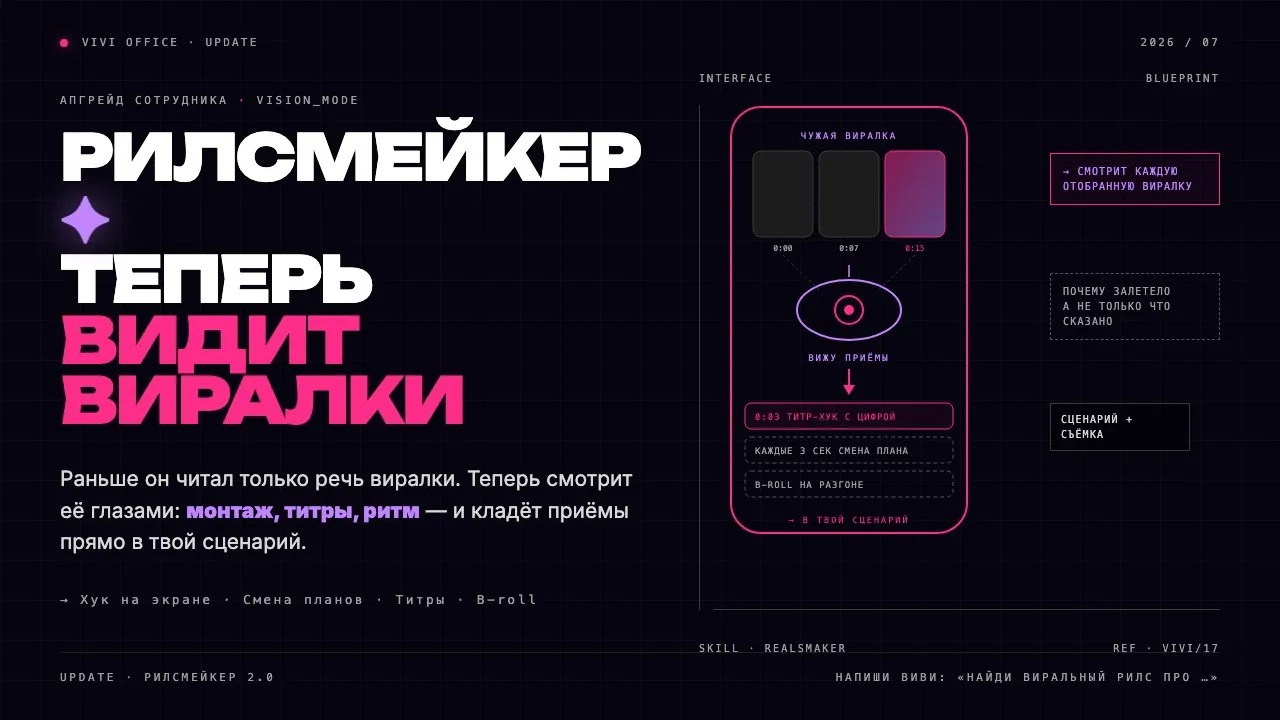 Конвейер турбо-рилсов